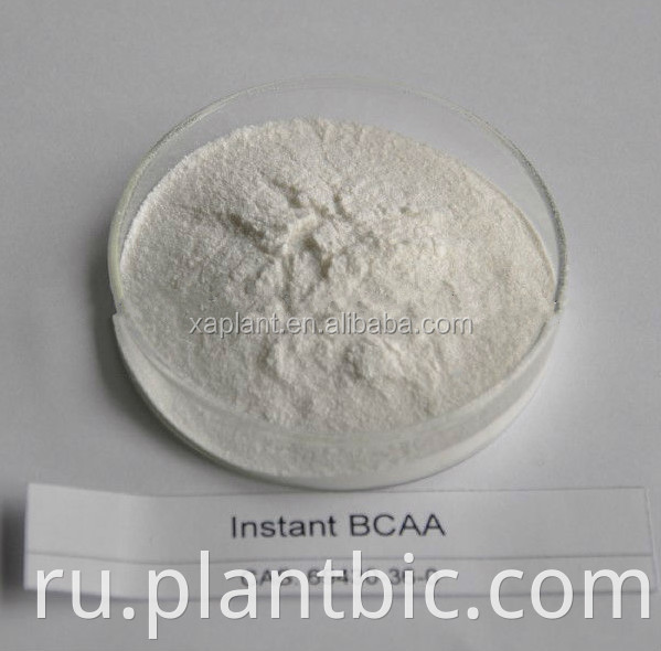 Вкус BCAA Филиал цепной аминокислоты 2: 1: 1 мгновенный BCAA порошок CAS 69430-36-0 BCAA